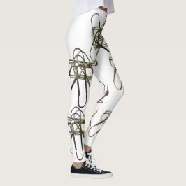 Legging Clipes de papel (a)