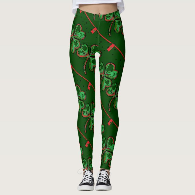 Legging "Clover All Over Lucky" Lady (Frente)