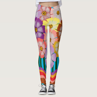 Legging Cluster Floral Colorido