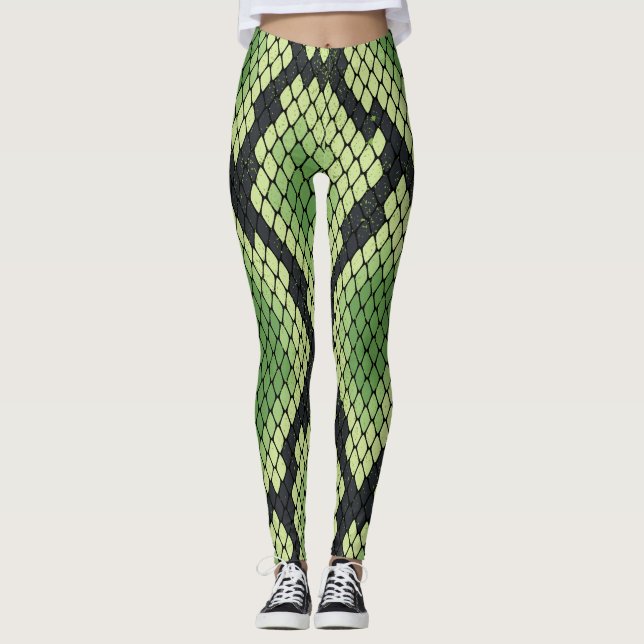 Legging Cobra verde (Frente)
