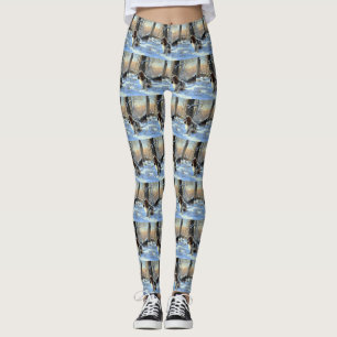 Legging Cocker Spaniel Deixe Nevar Natal 