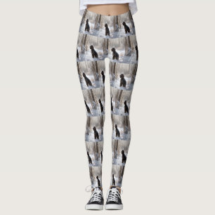 Legging Cocker Spaniel Deixe Nevar Natal