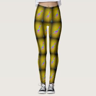 Legging codorniz do deserto amarelo