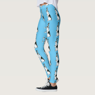 Legging Coelho: Preto e branco