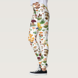 Legging Cogumelos Coloridos