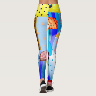 Legging cogumelos esporte roupa