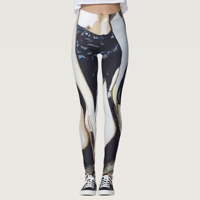 Legging 'Coisas Acontecem' Pintura em (Frente)