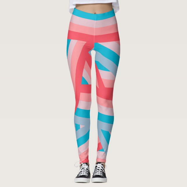 Legging Colagem Arco-Íris (Frente)