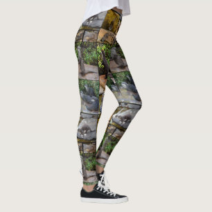 Legging Colagem De Fotos Mais Longa, Senhoras Leggings.