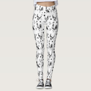 Legging Colagem de Frangos Frescos