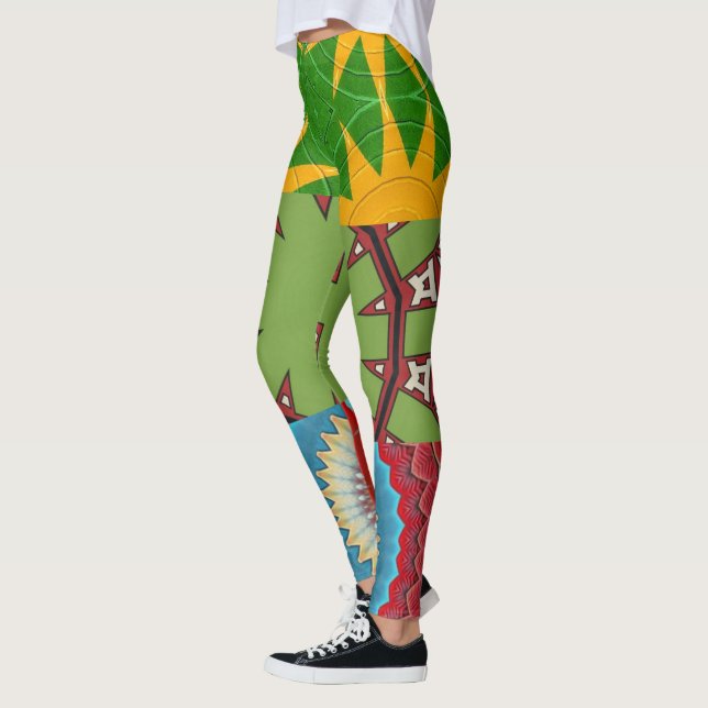 LEGGING COLAGEM DO DESIGNER DO BURST COLOR (Esquerda)