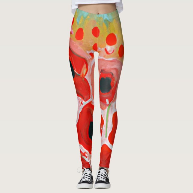 Legging Coleção de Campos Poppy (Frente)