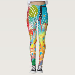 Legging Coleção de Explosão de Cores
