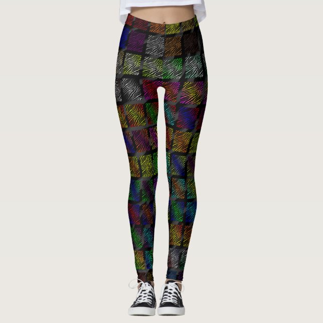 Legging Coleção de faixas SpaceTime Ripped (Frente)