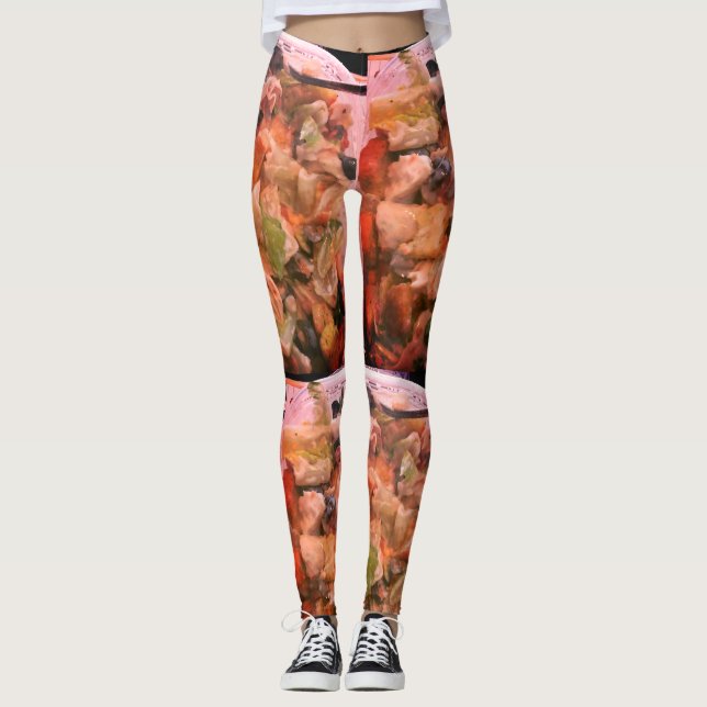 Legging Coleção de Foodie saudável (Frente)