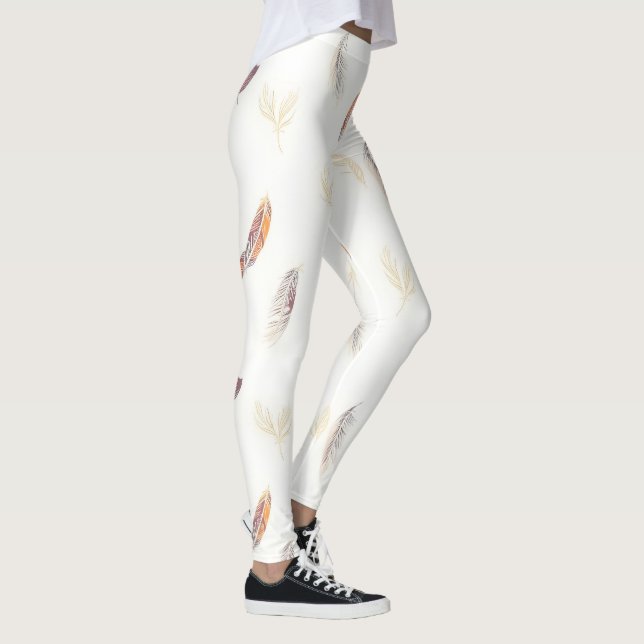 Legging Coleção de Luxo Boho Plumas da Moda (Direita)