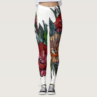 Legging COLEÇÃO de MATRYOSHKA, ARTE wearable