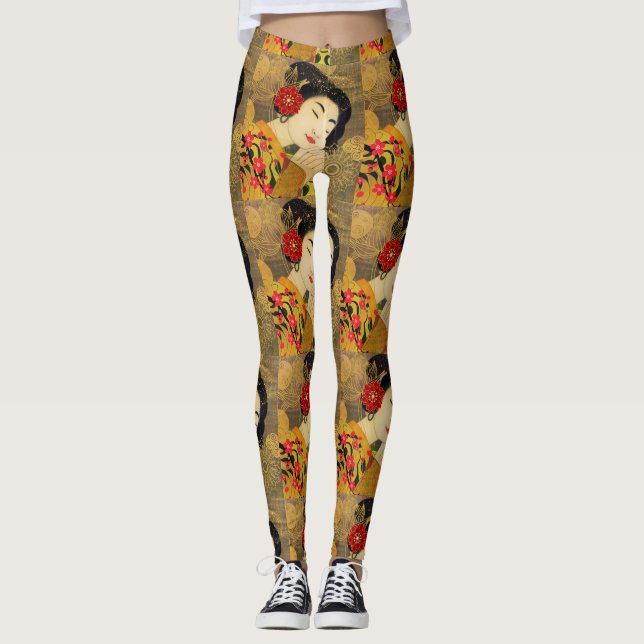 Legging Coleção de Mulheres Asiáticas (Frente)