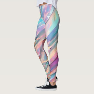 Legging Coleção de Tendências Holográficas Holográficas da