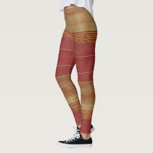 Legging Coleção Dourada de Luxury Linen Trendy Burgundy