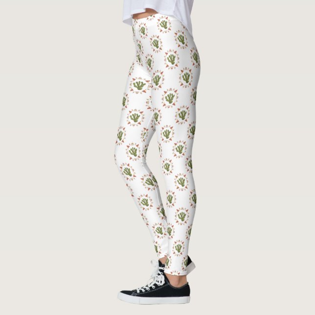 Legging Coleção Llamarama | Círculo Cactus (Esquerda)