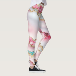 Legging Coleção Popular de Aglomerados de Mármore Azul-Ros