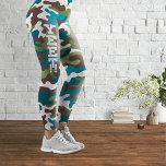 Legging Coleção Yeet Camo Winter<br><div class="desc">Um padrão de camuflagem tradicional,  texturizado,  com cores inspiradas por montanhas no inverno. Design de logotipo por Piotr Kowalczyk © Primeiro publicado: 08.01.2023.</div>