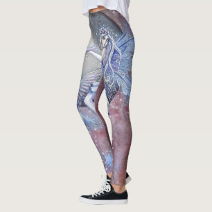 Legging Colecionadores de Estrelas Fada e Coruja Arte de F