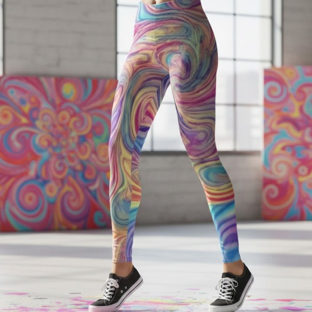 Legging Color Swirls  (Criador carregado)
