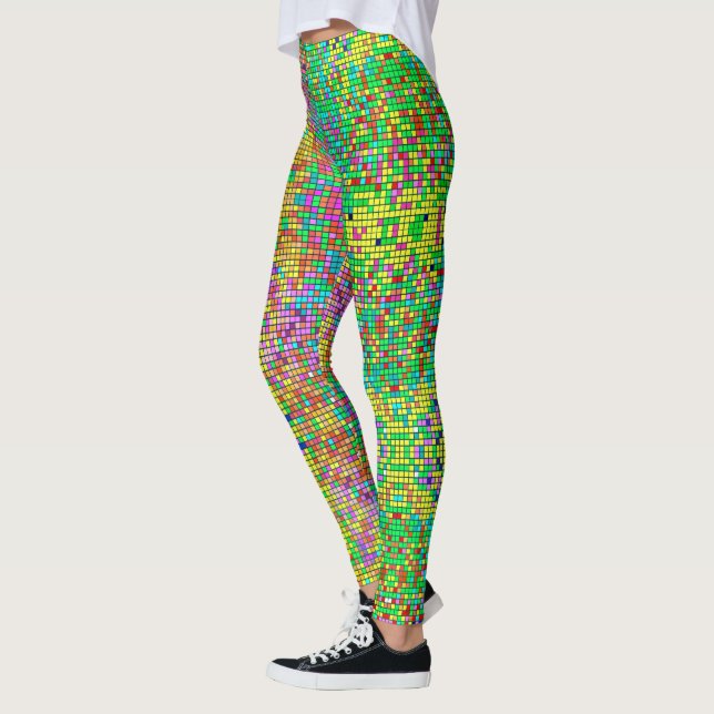 Legging Coloração do Mosaico (Esquerda)