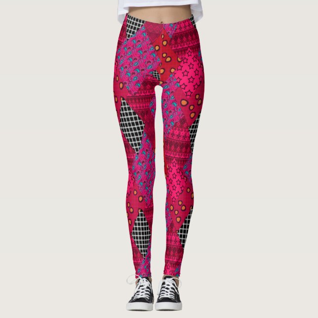 Legging Coloração Vermelha (Frente)