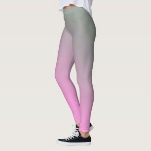 Legging Colores de Pastel Víblias Positivas Cinza Rosa P