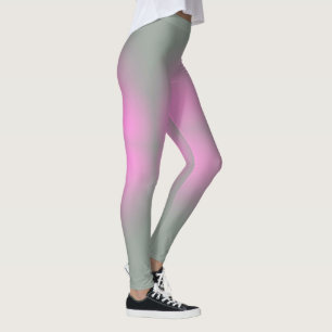 Legging Colores de Pastel Víblias Positivas Cor-de-rosa-Ci