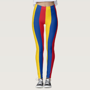 Legging Colores de Sinalizador Nacional Colômbia Verticais