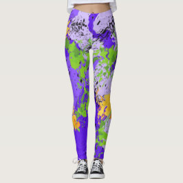 Legging Colorful abstract energy wave
