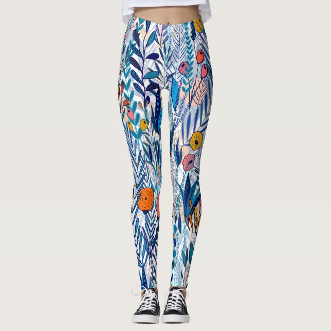 Legging Colorful Maximalist Garden (Frente)