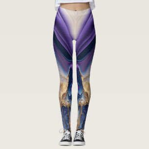Legging Colorida Abstrato com marca personalizada aquarela