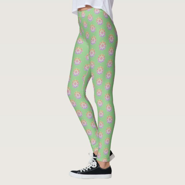 Legging Colorida Dot Mandala (Esquerda)