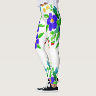 Legging Colorida Flor Girly