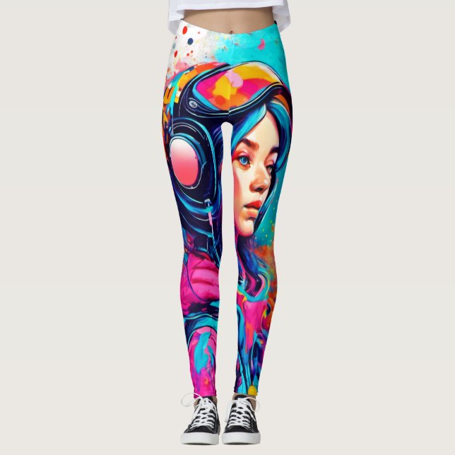 Legging Colorida Lunar Girl (Frente)