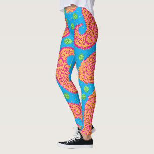 Legging Colorida Paisley Pattern