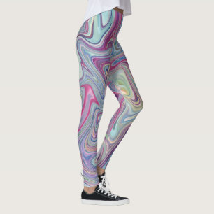 Legging Colorida Wilde Marble Swirls