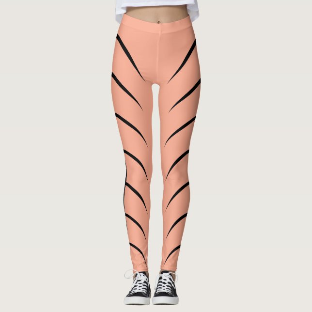 Legging Coloridas, Lins pretas (Frente)
