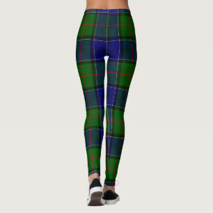 Legging Colquhoun tartan xadrez verde azul