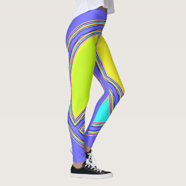 Legging Com Cores Preenchidas Sinal de PAZ 1 (Direita)