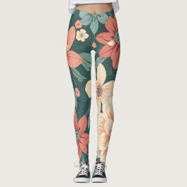 Legging com Estampa Floral