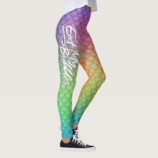 Legging "Coma as minhas bolhas" O arco-íris balança a vida