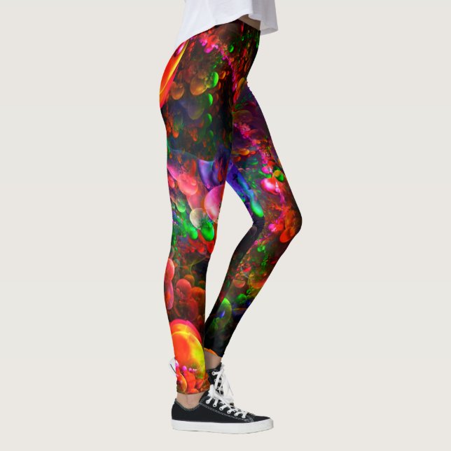 Legging Combinação de cores fantasia (Direita)
