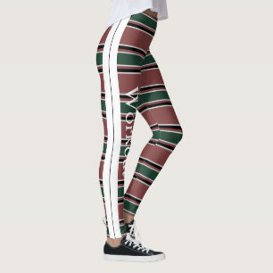 Legging Combinação de designs retrorreflectores e modernos