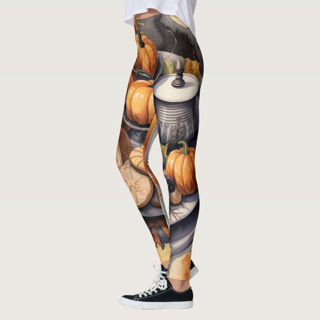 Legging Comida de Halloween para festa temática  (Esquerda)